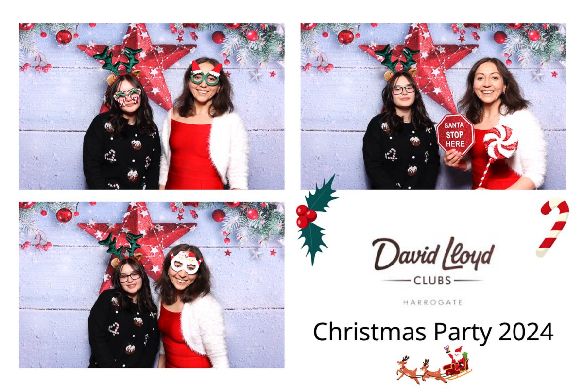 DAVID LLOYD PHOTO PRINT, CHRISTMAS PARTY, CORPORATE PARTY, PHOTO BOOTH HIRE NORTH YORKSHIRE, PHOTO BOOTH HIRE HARROGATE